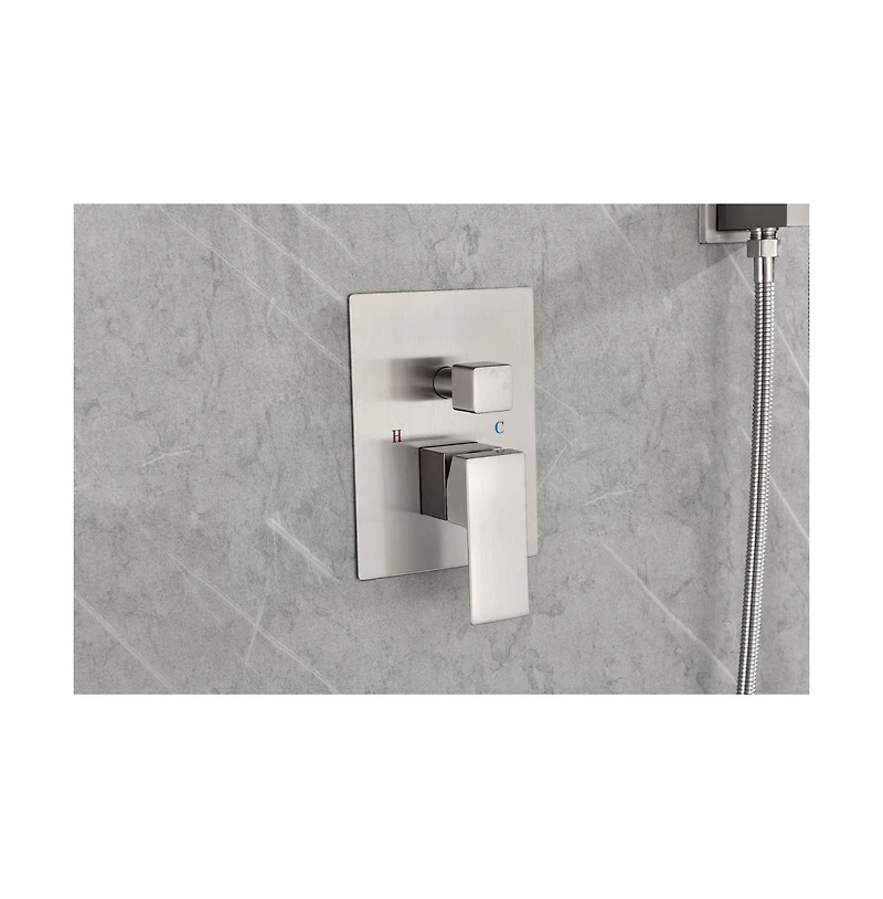 Rainsken 12" Rain Shower Head Systems Wall Mounted Shower