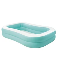 Intex 57181EP 7.5ft x 4.8ft x 18in Aqua Swim Center Inflatable Kiddie Pool