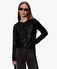 Sanctuary Women's Sparkle Together Sequin Top