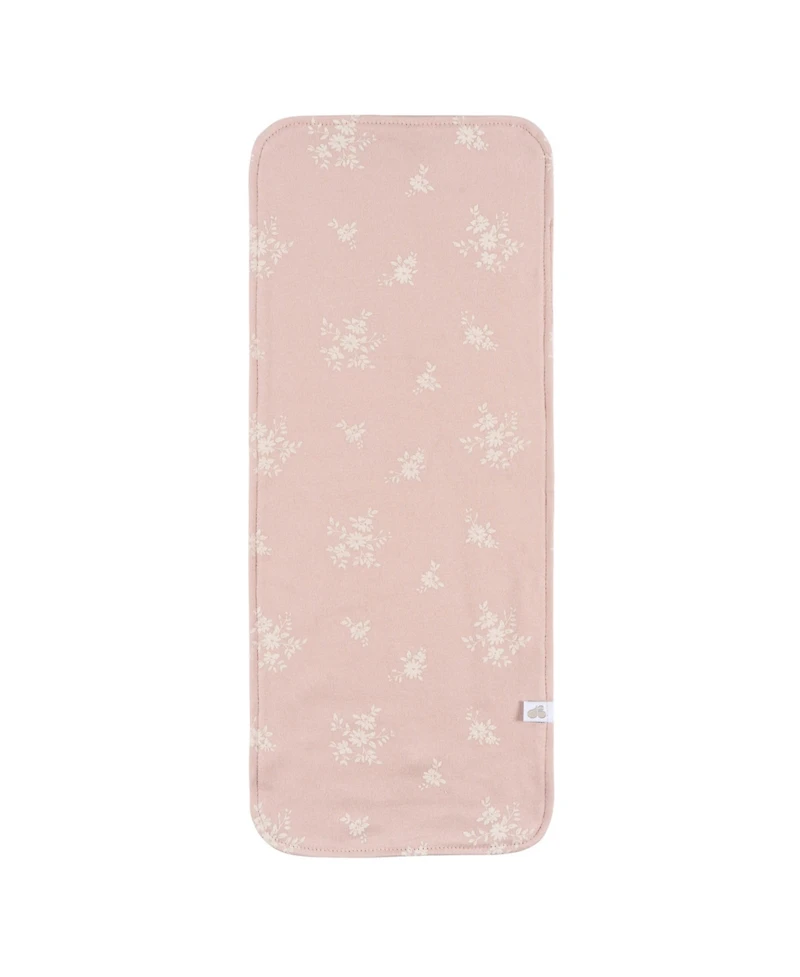 Just Born Baby 3-Pack Burp Cloths, Pink Florals, One