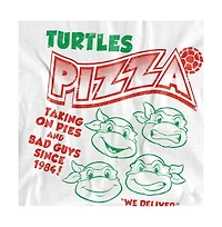 Logovision Men's Classic Tmnt Teenage Mutant Ninja Turtles Pizza T Shirt