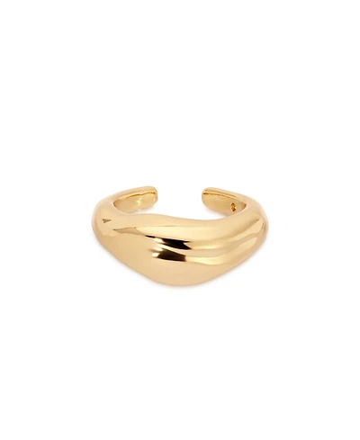 Ettika Liquid Luxe Gold Cuff Earrings