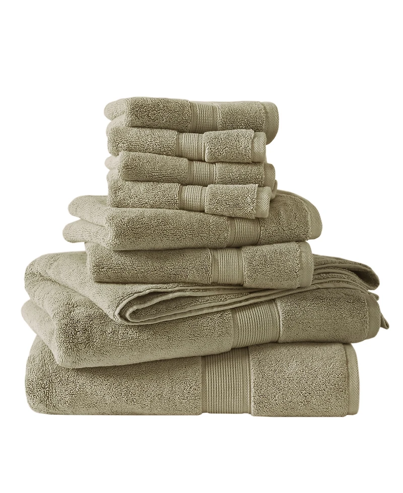 Madison Park Signature Luxury Zero Twist Cotton 8-Pc. Bath Towel Set