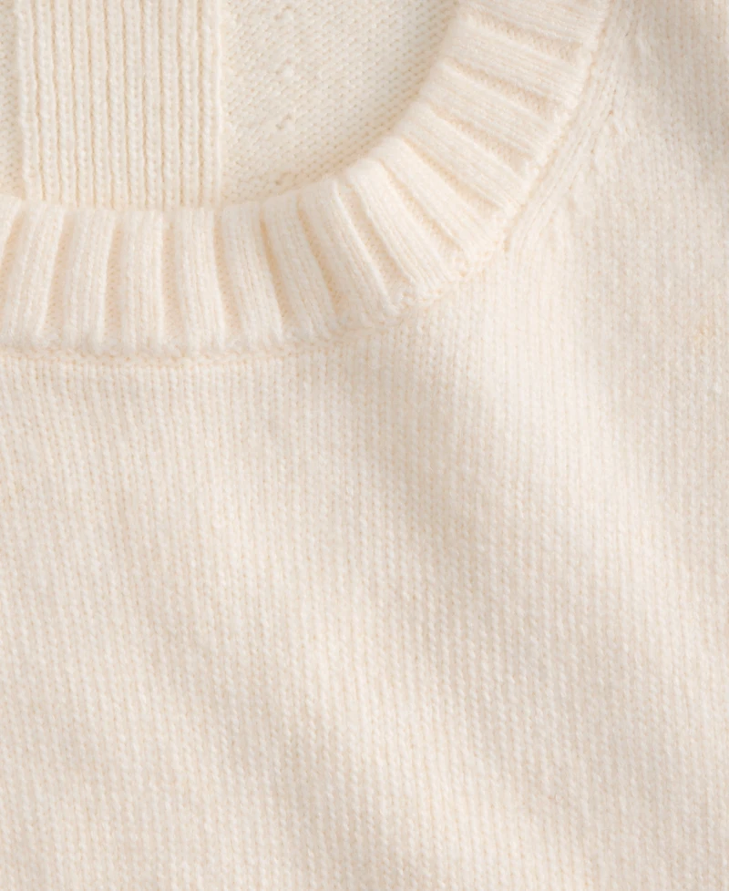 I.n.c. International Concepts Women's Ribbed-Trim Crewneck Pullover Sweater, Macy's Exclusive