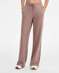 Id Ideology Women's Ribbed Knit Wide Leg Pants, Macy's Exclusive