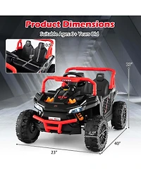12V Kids Ride on Truck with Parental Remote 3 Speeds & Reverse Forward Function