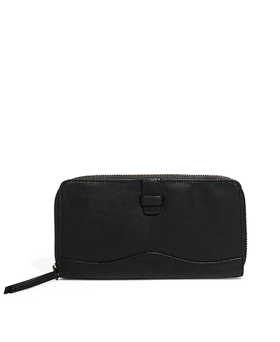 American Leather Co Rye Large Zip Around Wallet