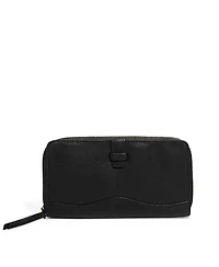 American Leather Co Rye Large Zip Around Wallet