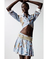 Desigual Women's Suede-effect belt