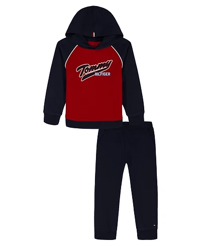 Tommy Hilfiger Toddler Boys 2-Piece Hoodie and Joggers Set
