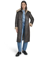 Levi's Women's Fx Shearling Funnel Coat