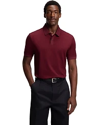 Boss by Hugo Men's Mercerised-Cotton Polo Shirt