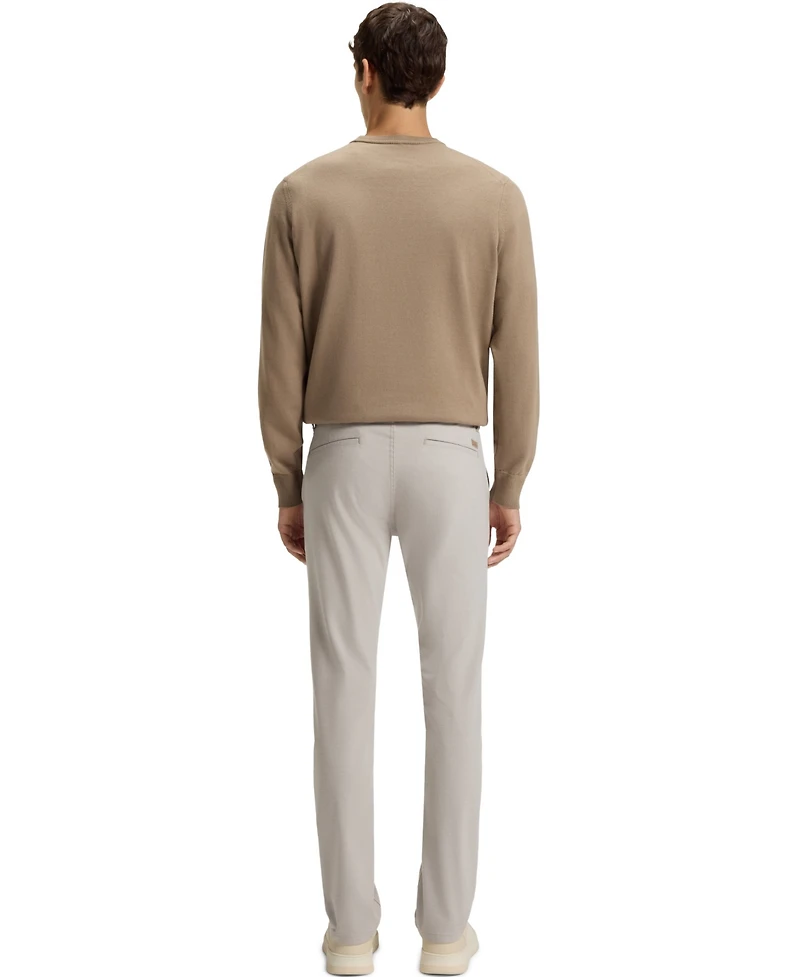 Boss by Hugo Boss Men's Patterned Stretch Fabric Slim-Fit Pants