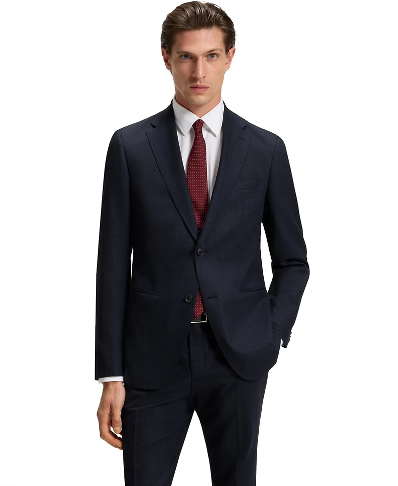 Boss by Hugo Men's 2-Piece Wool Blend Slim-Fit Suit