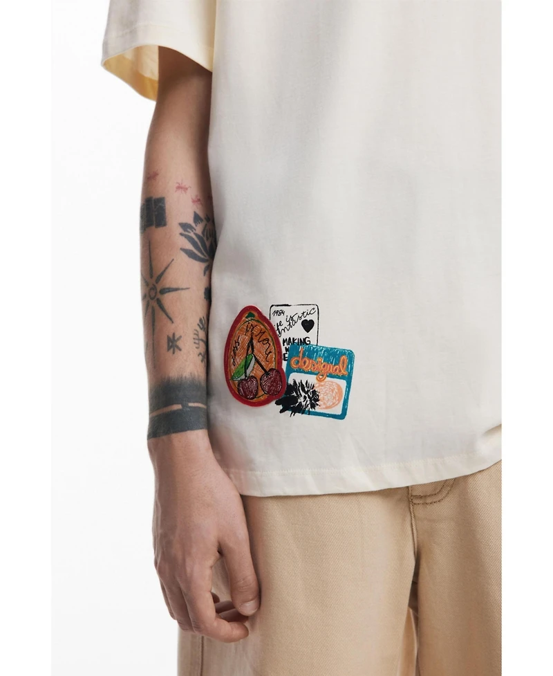 Desigual Men's Short-sleeve T-shirt with embroidery