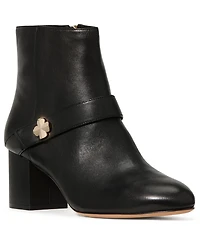 kate spade new york Women's Decorative Flower Block Heel Ankle Booties