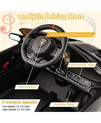 Licensed Lamborghini 4WD Kids Ride-on Sports Car 12V Electric Vehicle with Remote