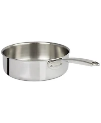 Cristel Castel Pro Ultraply Stainless Steel 5.5-Quart Saute Pan