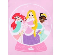 Ame Girls 2T-4T 2-Piece Disney Princess Top and Pants Pajama Set