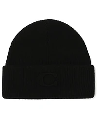Coach Women's Embossed C-Knit Beanie Hat