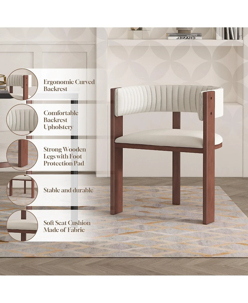 Wooden dining chairs set of 2 room chair for kitchen, home, living room,