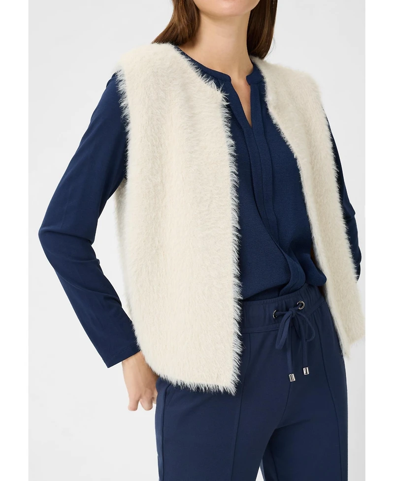 Olsen Faux Fur Vest