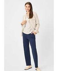 Olsen Women's Solid Shimmer Effect Tunic T-Shirt