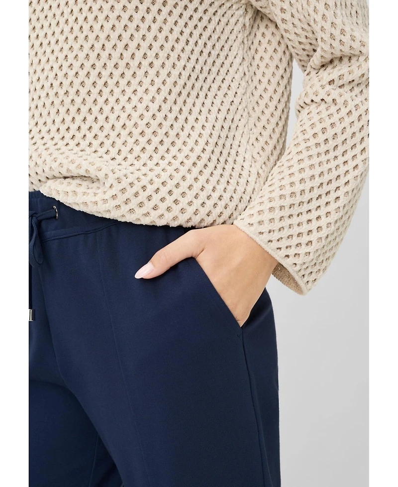 Olsen Women's Chenille Novelty Mock Neck Sweater