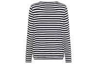 Olsen Women's Embellished Diagonal Striped T-Shirt