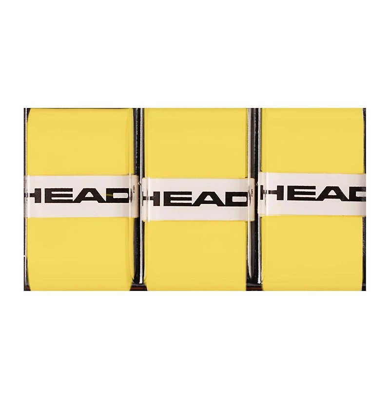 Head Prime Tour 3 Pack Yellow Overgrip - Yellow