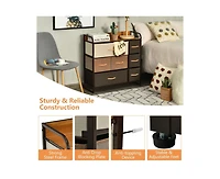 Volenca Wooden Top Dresser Storage Chest for Bedroom