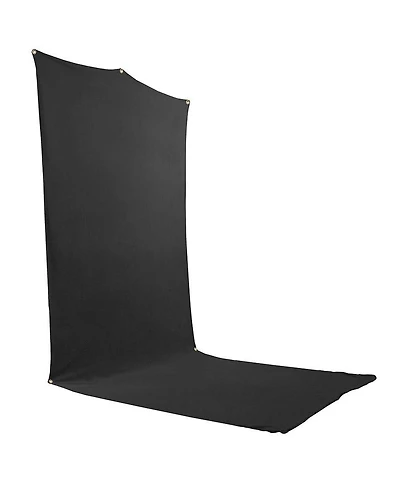 Savage 5x12' Black Background Travel Backdrop