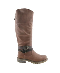 Spring Step Mangie Tall Boot with Extended Calf Zipper and Shock-Absorbing Sole