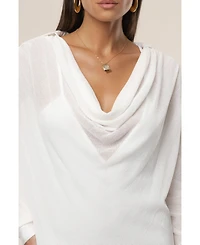 Jluxlabel Women's Savanna Cowl Maxi Dress