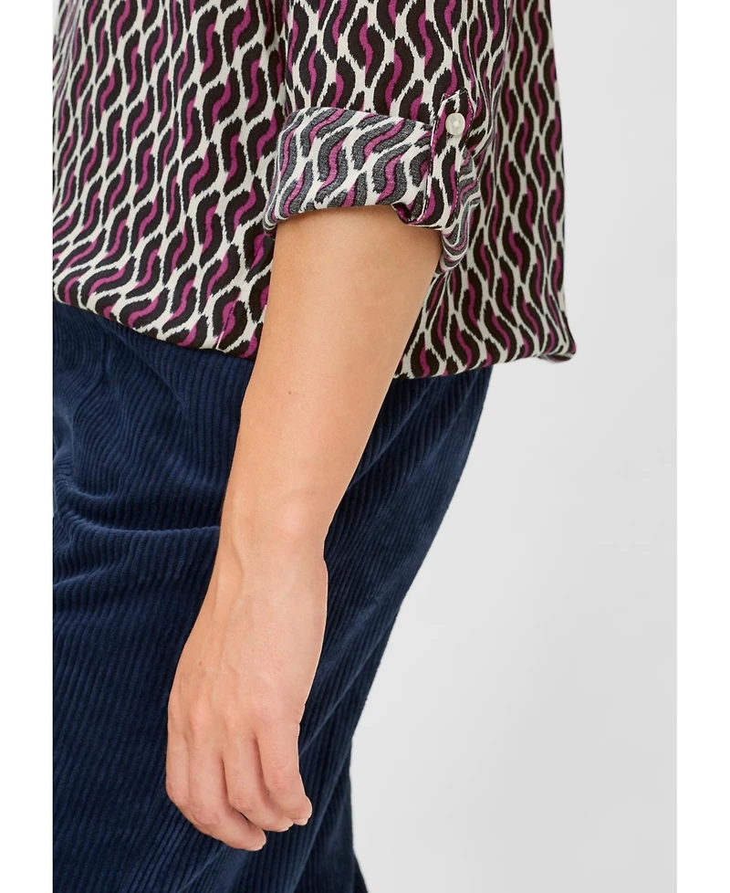 Olsen Printed Tunic Blouse