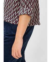 Olsen Printed Tunic Blouse