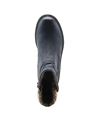Spring Step Wibea Slouch Shaft Water-Resistant Booties with Sweater Cuff & Shock-Absorbing Sole