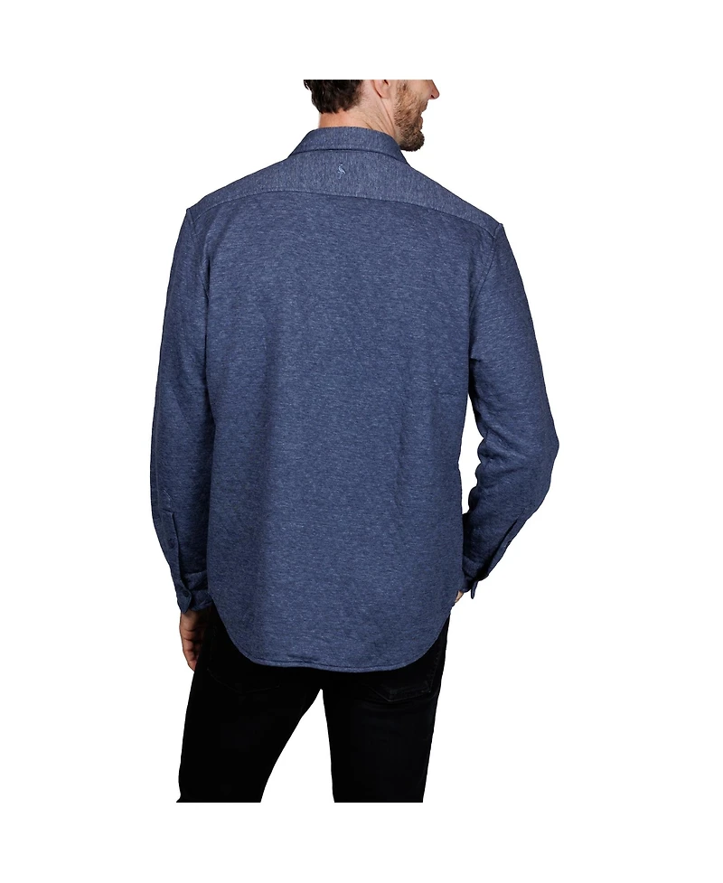 Tailorbyrd Men's Quilted Sweater Shirt