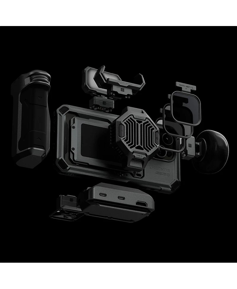 Tilta Tilta Khronos M Series Mount Lens Adapter for iPhone, Space Gray