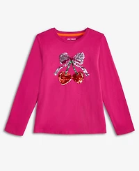 Epic Threads Girls 5-20 Sequin Detail Cherry Print Long-Sleeves T-Shirt, Macy's Exclusive