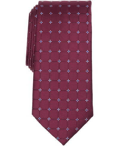 Club Room Men's Meyers Grid Pattern Tie, Macy's Exclusive