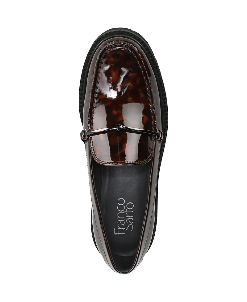 Franco Sarto Women's Senna Round Toe Lug Sole Loafers