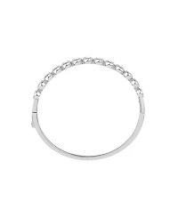 And Now This Cubic Zirconia Bangle Bracelet