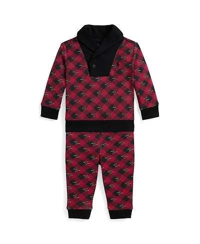 Polo Ralph Lauren Baby Boys 2-Piece Pull-On Top and Pants Set