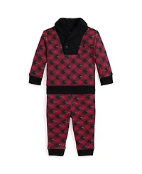 Polo Ralph Lauren Baby Boys 2-Piece Pull-On Top and Pants Set