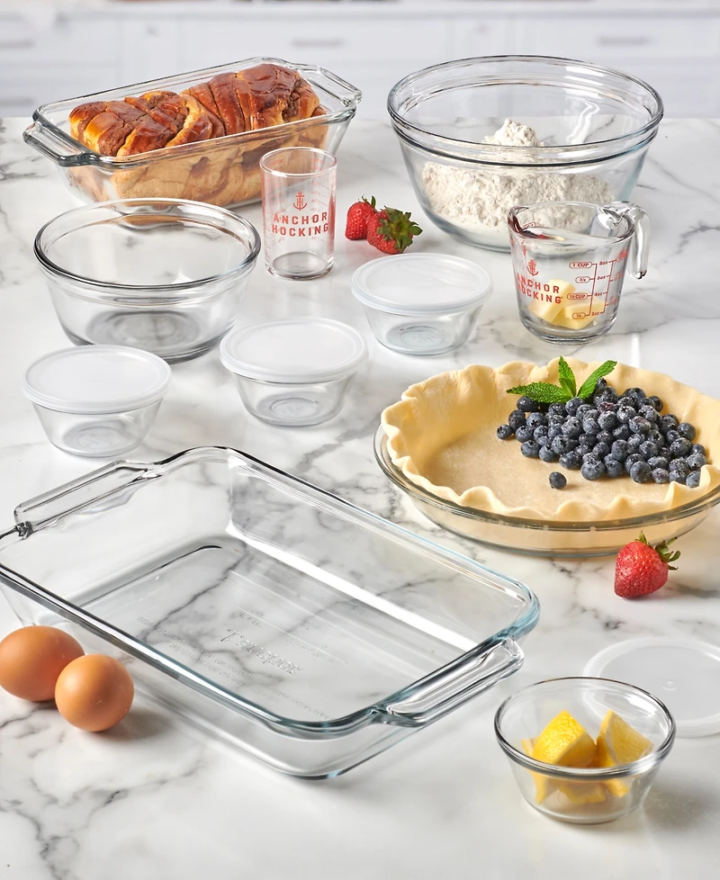 Anchor Hocking 15-Pc. Oven Basics Bakeware Set
