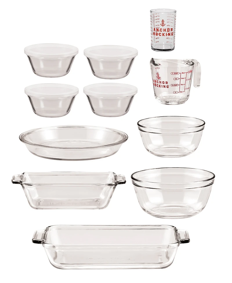 Anchor Hocking 15-Pc. Oven Basics Bakeware Set