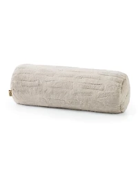 Ugg Valor Carved Faux-Fur Bolster Decorative Pillow, 8" x 26"