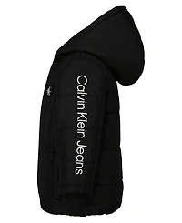 Calvin Klein Baby Boys Ckj Wordmark Puffer Jacket