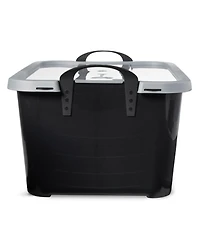 Life Story 55 Quart Stackable Storage Bin, Heavy Duty Lidded Container, 6 Pack